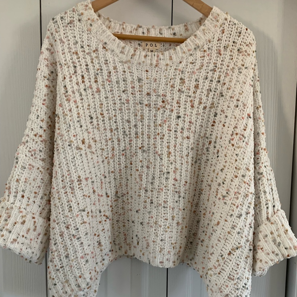 Typically Blush Confetti Sweater